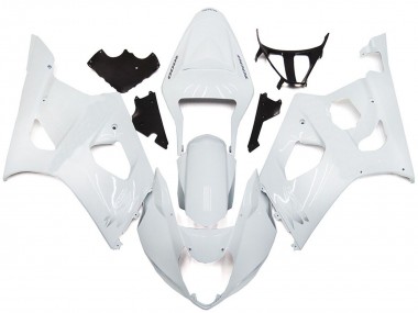 2003-2004 Plain Gloss White Style Suzuki GSXR 1000 Motorcycle Fairing