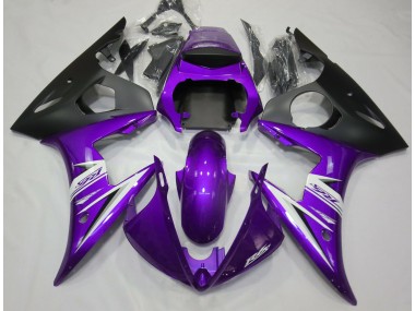 2003-2004 Purple & White Yamaha R6 Motorcycle Fairing