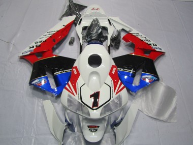 2003-2004 Red White Black and Blue Honda CBR600RR Motorcycle Fairing