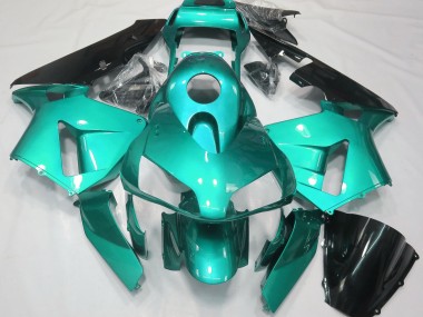2003-2004 Teal Plain Honda CBR600RR Motorcycle Fairing