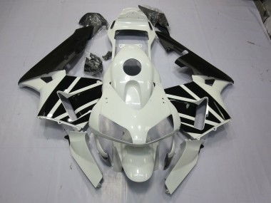 2003-2004 White & Black OEM Honda CBR600RR Motorcycle Fairing