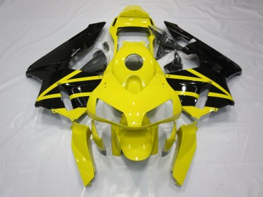 2003-2004 Yellow & Black OEM Style Honda CBR600RR Motorcycle Fairing