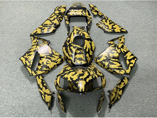 2003-2004 Yellow Camo Honda CBR600RR Motorcycle Fairing 2003-2004 Yellow Camo Honda CBR600RR Motorcycle Fairing
