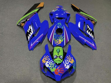 2004-2005 Dark Blue Shark Honda CBR1000RR Motorcycle Fairing