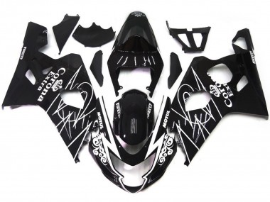 2004-2005 Gloss Black Corona Style Suzuki GSXR 600-750 Motorcycle Fairing