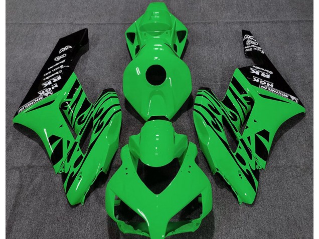 2004-2005 Gloss Green Flame Honda CBR1000RR Motorcycle Fairing 2004-2005 Gloss Green Flame Honda CBR1000RR Motorcycle Fairing