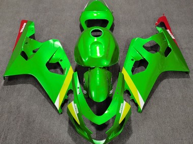 2004-2005 Gloss Green Suzuki GSXR 600-750 Motorcycle Fairing