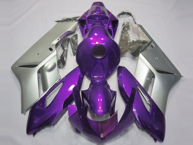 2004-2005 Gloss Purple and Silver Honda CBR1000RR Motorcycle Fairing 2004-2005 Gloss Purple and Silver Honda CBR1000RR Motorcycle Fairing