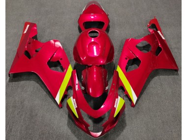 2004-2005 Gloss Red Suzuki GSXR 600-750 Motorcycle Fairing