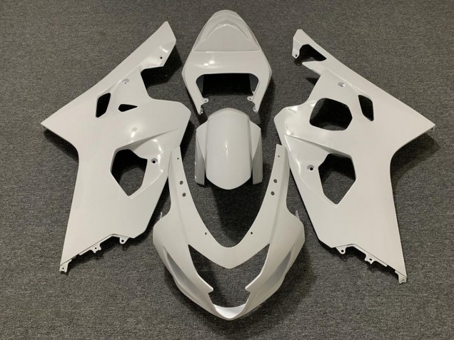 2004-2005 Gloss White Suzuki GSXR 600-750 Motorcycle Fairing 2004-2005 Gloss White Suzuki GSXR 600-750 Motorcycle Fairing