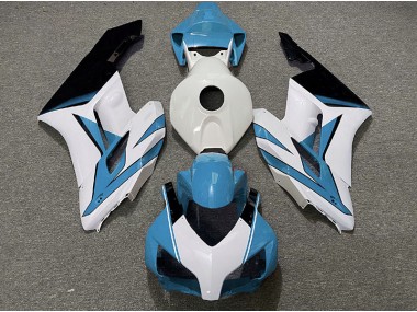 2004-2005 Light Blue White and Gloss Black Honda CBR1000RR Motorcycle Fairing
