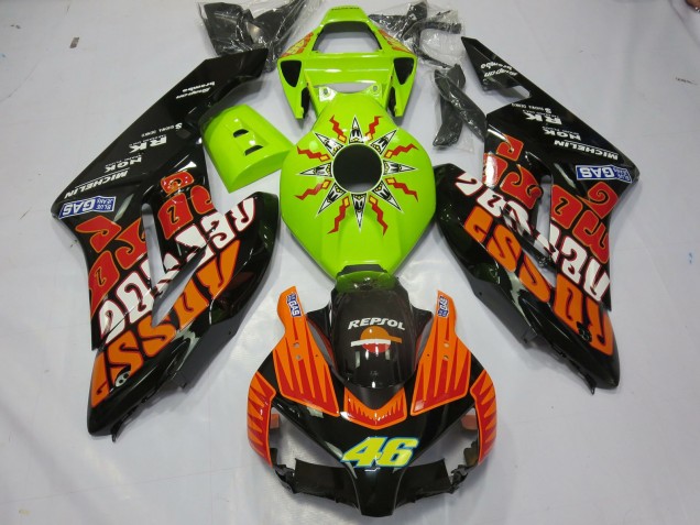 2004-2005 Lime Rossi Honda CBR1000RR Motorcycle Fairing 2004-2005 Lime Rossi Honda CBR1000RR Motorcycle Fairing
