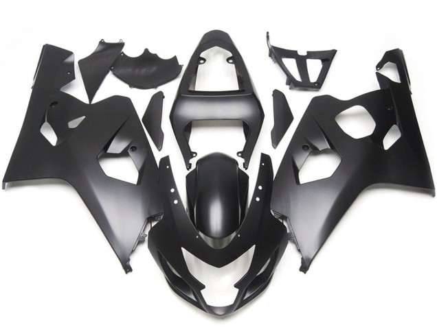2004-2005 Matte Black Style Suzuki GSXR 600-750 Motorcycle Fairing 2004-2005 Matte Black Style Suzuki GSXR 600-750 Motorcycle Fairing