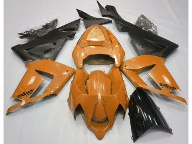 2004-2005 Pearl Orange & Black Kawasaki ZX10R Motorcycle Fairing