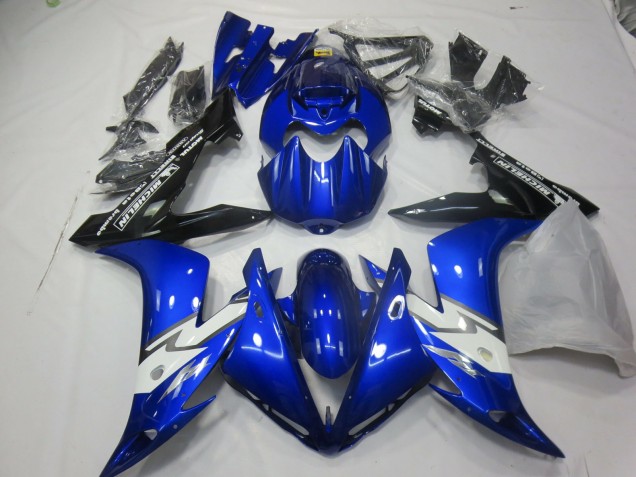 2004-2006 Gloss Blue White Yamaha R1 Motorcycle Fairing 2004-2006 Gloss Blue White Yamaha R1 Motorcycle Fairing