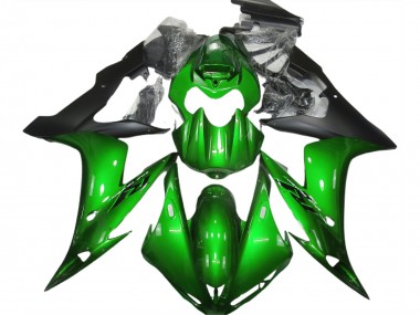 2004-2006 Gloss Green & Black Yamaha R1 Motorcycle Fairing