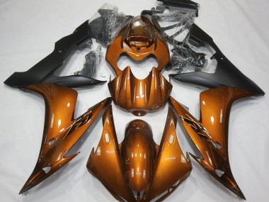 2004-2006 Gloss Orange & Black Yamaha R1 Motorcycle Fairing