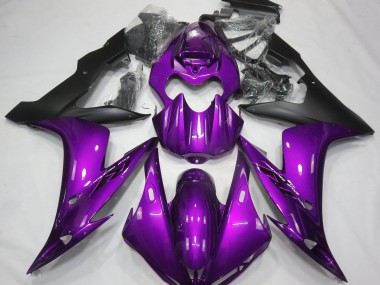 2004-2006 Gloss Purple & Black Yamaha R1 Motorcycle Fairing