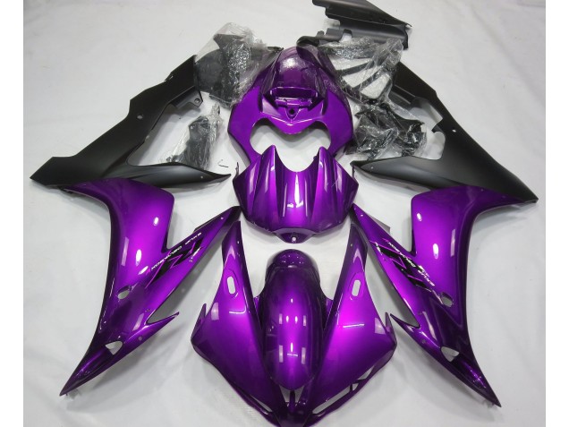 2004-2006 Gloss Purple & Black Yamaha R1 Motorcycle Fairing