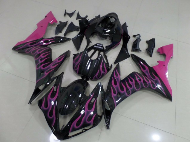 2004-2006 Pink Flame Yamaha R1 Motorcycle Fairing 2004-2006 Pink Flame Yamaha R1 Motorcycle Fairing