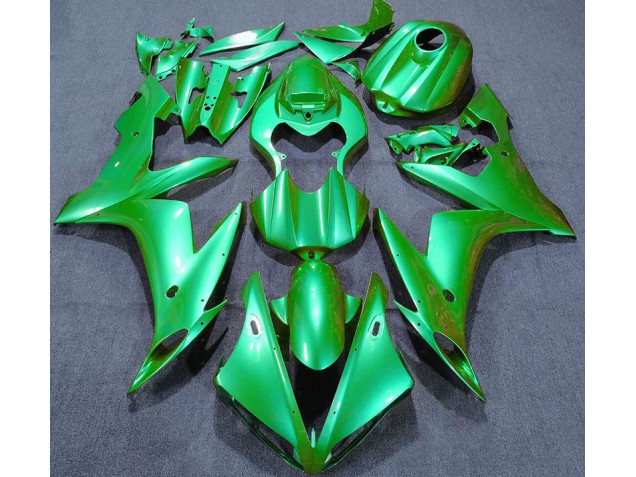 2004-2006 Solid Green Yamaha R1 Motorcycle Fairing 2004-2006 Solid Green Yamaha R1 Motorcycle Fairing