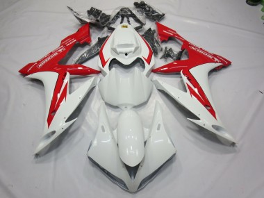 2004-2006 White and Red Style Yamaha R1 Motorcycle Fairing