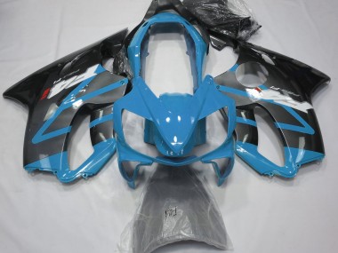 2004-2007 Gloss Light Blue & Grey Honda CBR600 F4i Motorcycle Fairing