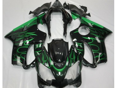 2004-2007 Light Green Flame Honda CBR600 F4i Motorcycle Fairing