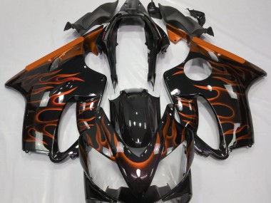 2004-2007 Orange Flame Honda CBR600 F4i Motorcycle Fairing