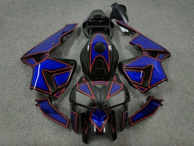 2005-2006 Blue and Red Turtle Honda CBR600RR Motorcycle Fairing