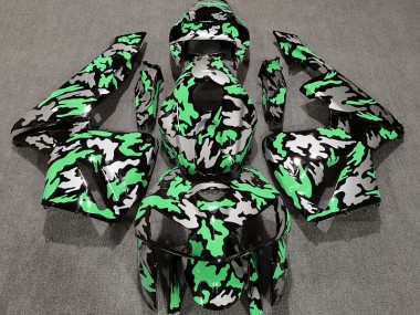 2005-2006 Camo & LIGHT GREEN Honda CBR600RR Motorcycle Fairing