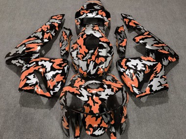 2005-2006 Camo & LIGHT ORANGE Honda CBR600RR Motorcycle Fairing