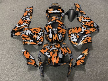 2005-2006 Camo & ORANGE Honda CBR600RR Motorcycle Fairing