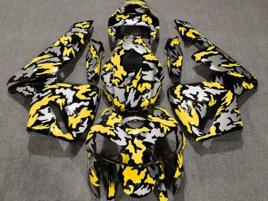 2005-2006 Camo & YELLOW Honda CBR600RR Motorcycle Fairing