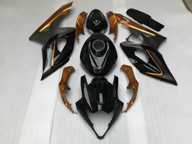 2005-2006 Gloss Black & Bronze Suzuki GSXR 1000 Motorcycle Fairing