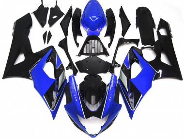 2005-2006 Gloss Blue and Black Suzuki GSXR 1000 Motorcycle Fairing