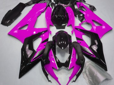 2005-2006 Gloss Pink and Black Suzuki GSXR 1000 Motorcycle Fairing
