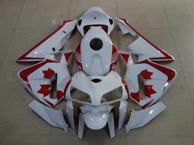 2005-2006 Gloss White Canada Honda CBR600RR Motorcycle Fairing