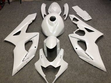 2005-2006 Gloss White Plain Suzuki GSXR 1000 Motorcycle Fairing