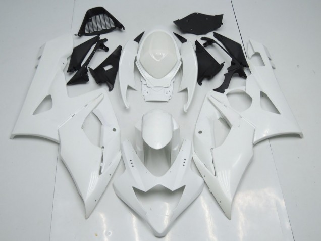 2005-2006 Gloss White Suzuki GSXR 1000 Motorcycle Fairing 2005-2006 Gloss White Suzuki GSXR 1000 Motorcycle Fairing