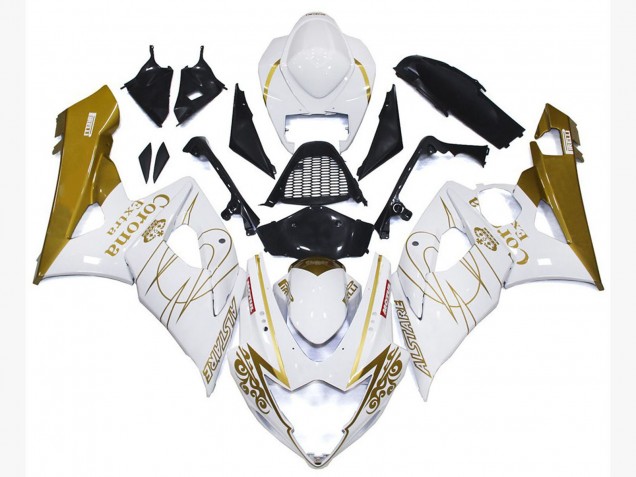 2005-2006 Gold Gloss Corona Custom Suzuki GSXR 1000 Motorcycle Fairing 2005-2006 Gold Gloss Corona Custom Suzuki GSXR 1000 Motorcycle Fairing