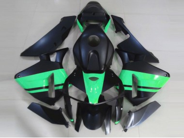 2005-2006 Matte Black & Special Green Honda CBR600RR Motorcycle Fairing