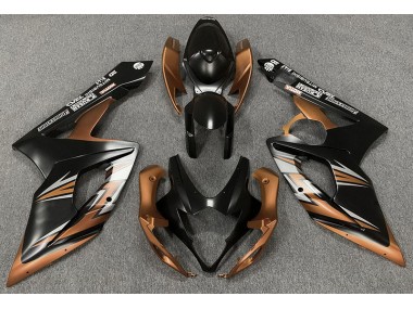 2005-2006 Matte Black and Bronze Suzuki GSXR 1000 Motorcycle Fairing