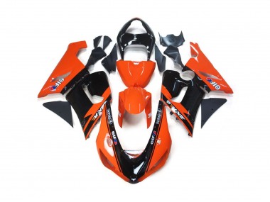2005-2006 Orange and Black Elf Kawasaki ZX6R Motorcycle Fairing