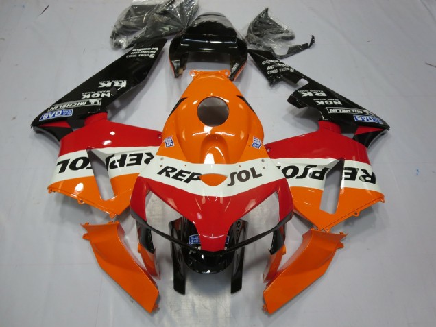 2005-2006 Repsol Design Honda CBR600RR Motorcycle Fairing 2005-2006 Repsol Design Honda CBR600RR Motorcycle Fairing