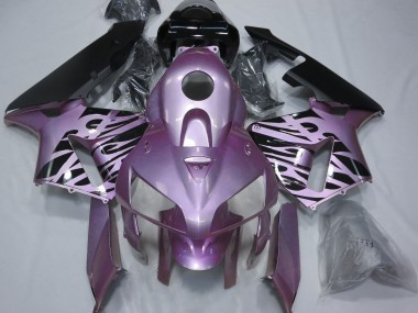 2005-2006 Rose Purple Flame Honda CBR600RR Motorcycle Fairing