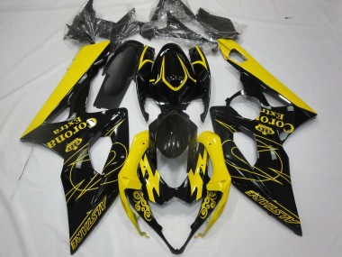 2005-2006 Yellow Corona Suzuki GSXR 1000 Motorcycle Fairing