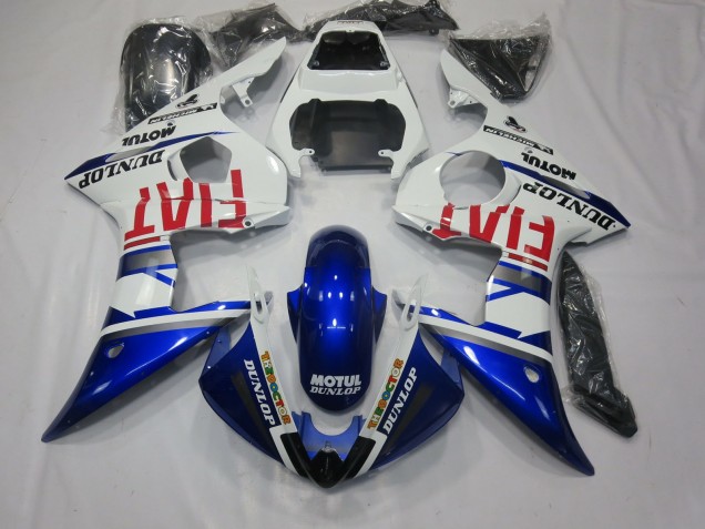 2005 Fiat Deep Blue Yamaha R6 Motorcycle Fairing 2005 Fiat Deep Blue Yamaha R6 Motorcycle Fairing