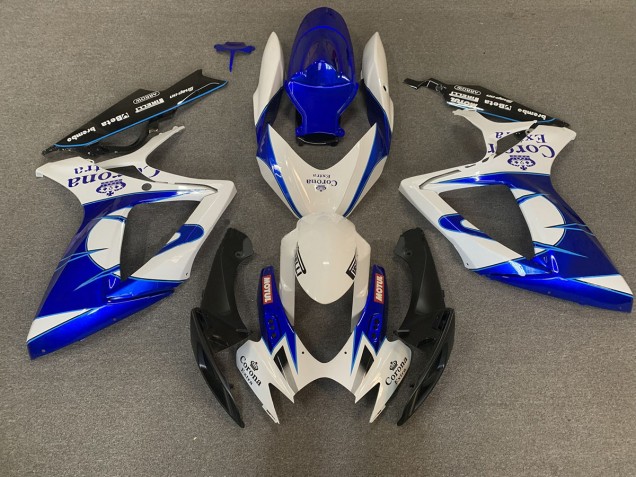 2006-2007 Blue Corona Suzuki GSXR 600-750 Motorcycle Fairing 2006-2007 Blue Corona Suzuki GSXR 600-750 Motorcycle Fairing