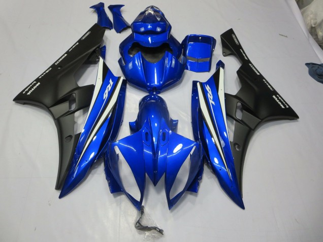 2006-2007 Blue and Black Design Yamaha R6 Motorcycle Fairing 2006-2007 Blue and Black Design Yamaha R6 Motorcycle Fairing